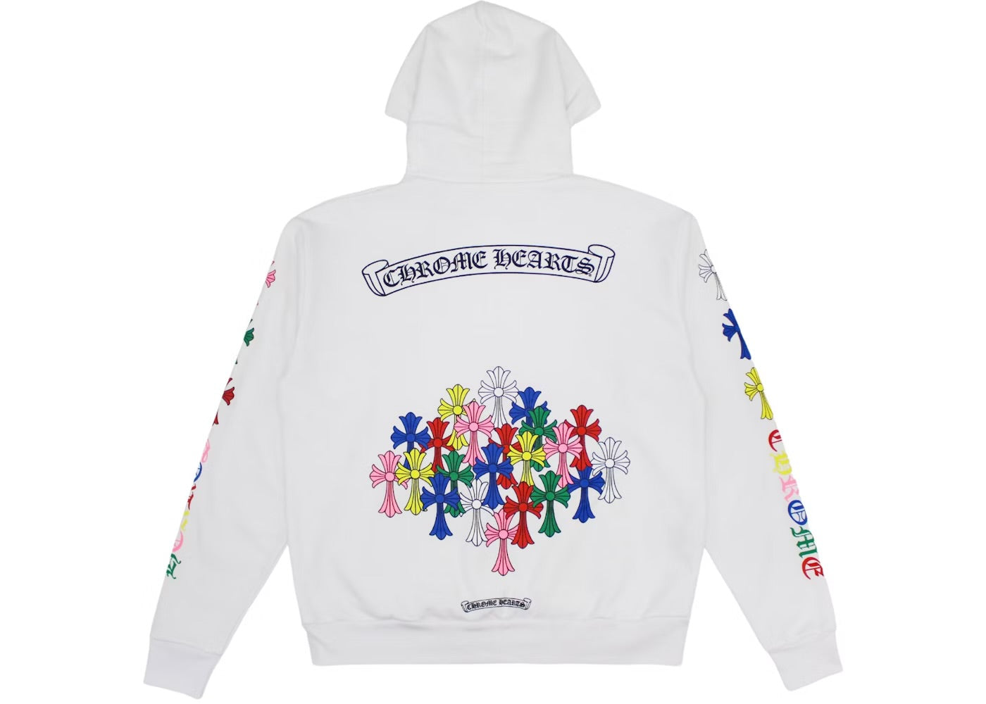 White Chrome Multicolor Hoodie - Vendor